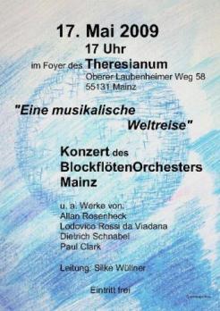 Konzertplakat 2009